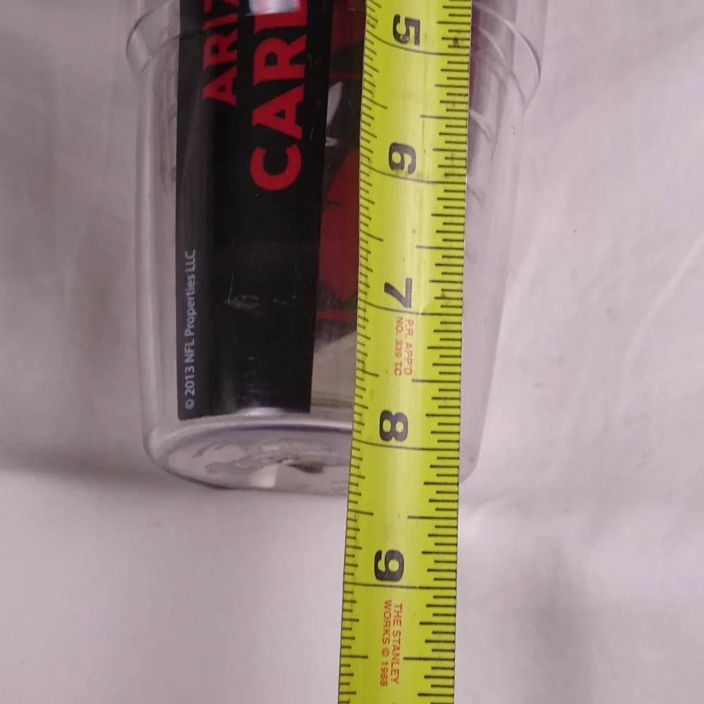 Arizona Cardinals dog jersey‎ bandana & water tumbler. Never used.